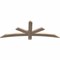Ekena Millwork Alberta Smooth Timber Gable Bracket, Douglas Fir, 60"W x 22"H x 1 1/2"D x 3 1/2"F, 9/12 Pitch GBW060X22X0204ALB00SDF - alternate 5